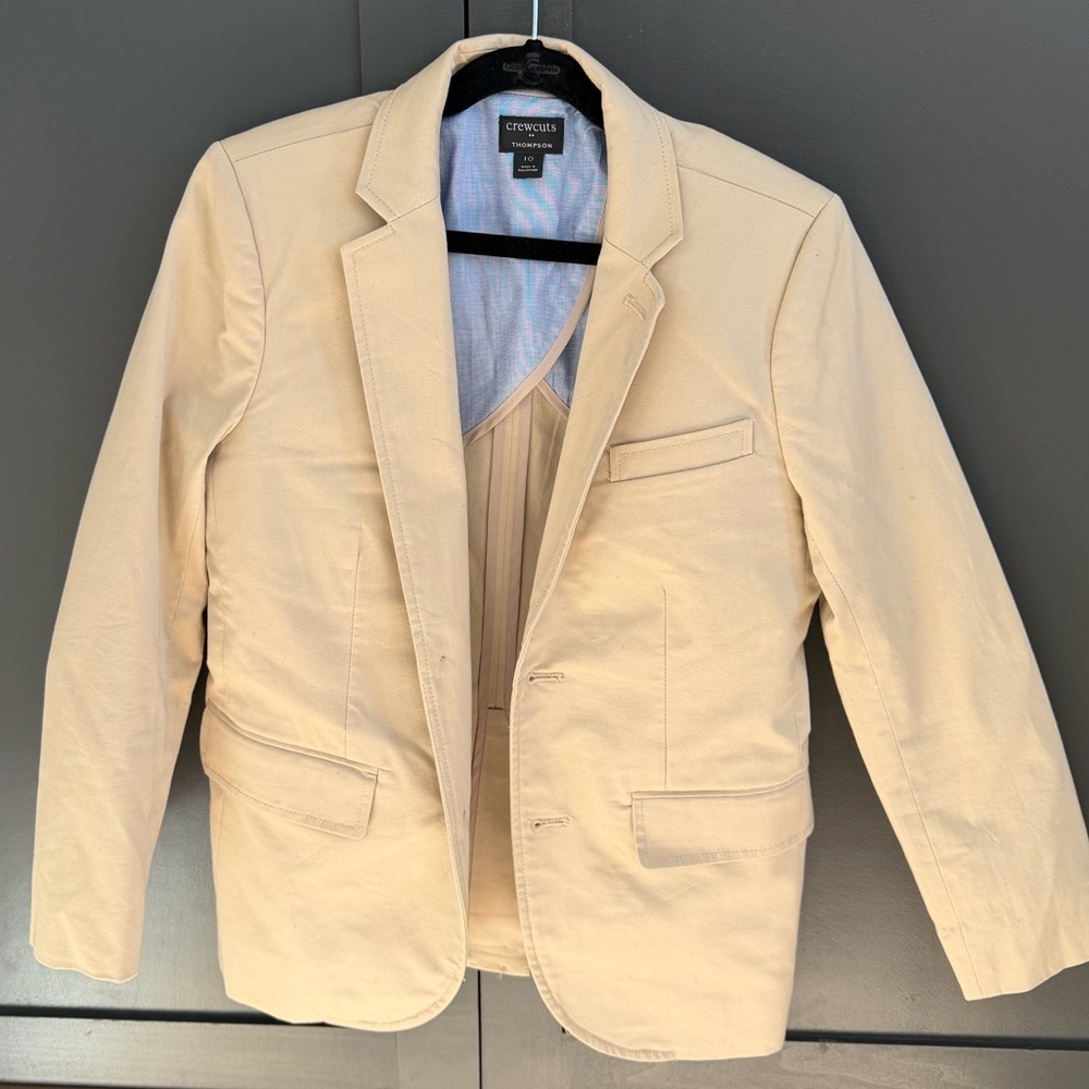 J. Crew | Crewcuts | Thompson Tan Kahki Blazer | 10